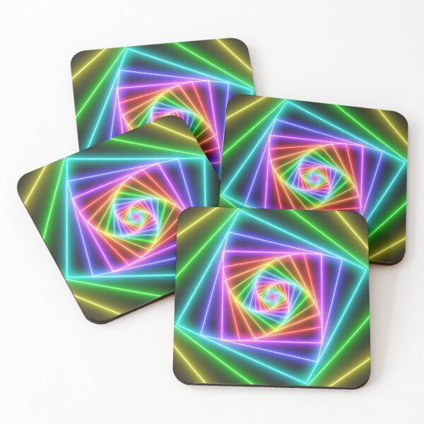 Item preview, Fly through Futuristic Neon Glow Rainbow Tunnel Perspective Lights designed and sold by IncrediVFX.