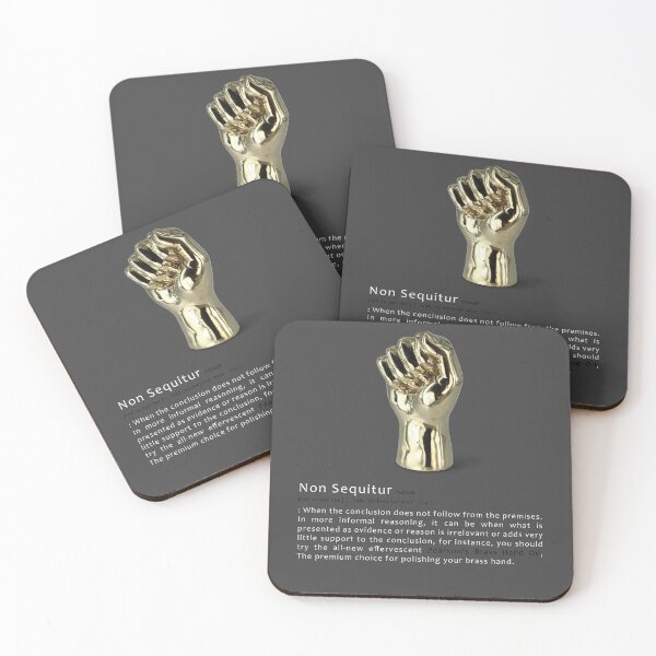 Item preview, Brass Hand, Non Sequitur - Athletico Mince  designed and sold by granimatedesign.