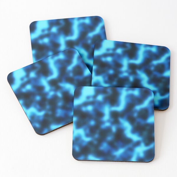 Item preview, Blue Fiery Smoke Will O Wisp Ghost Fairies in Atmospheric Swamp Fog designed and sold by IncrediVFX.
