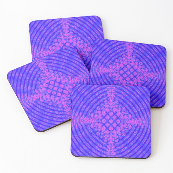 Item preview, Pink and Blue Kaleidoscope Fractal designed and sold by Deborah Camp.