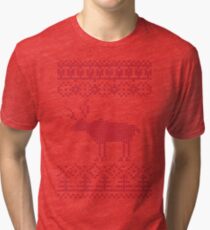 Reindeer Tri-blend T-Shirt