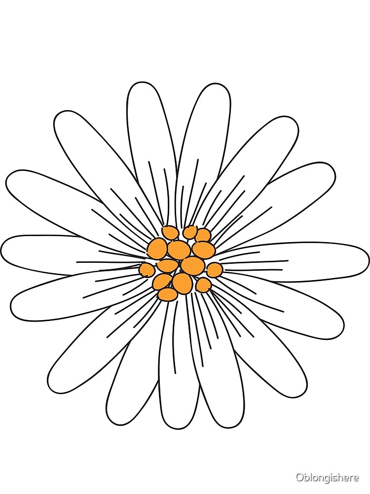daisy minimalist drawing