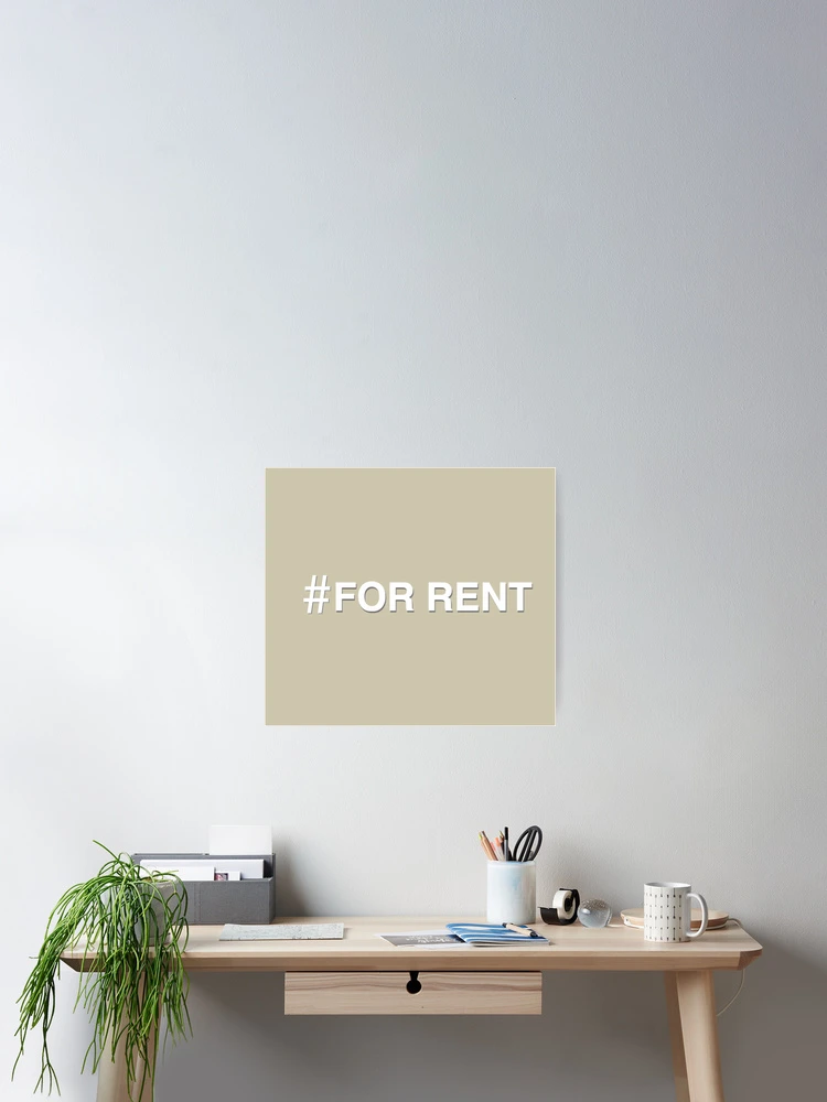Thumbnail 2 of 3, Poster, #FOR RENT designed and sold by EurekaRoad.