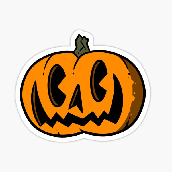 Item preview, Pumpkin Skull designed and sold by MikeRexArtStuff.