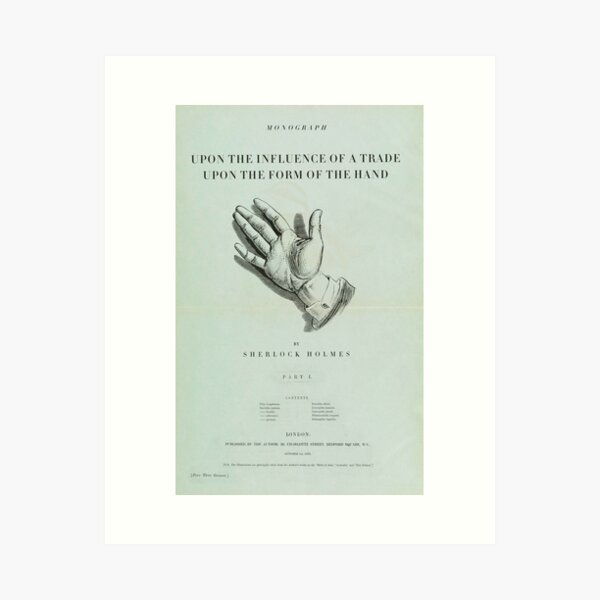 Item preview, Sherlock Holmes monograph No. 2 designed and sold by gb-crumbs.