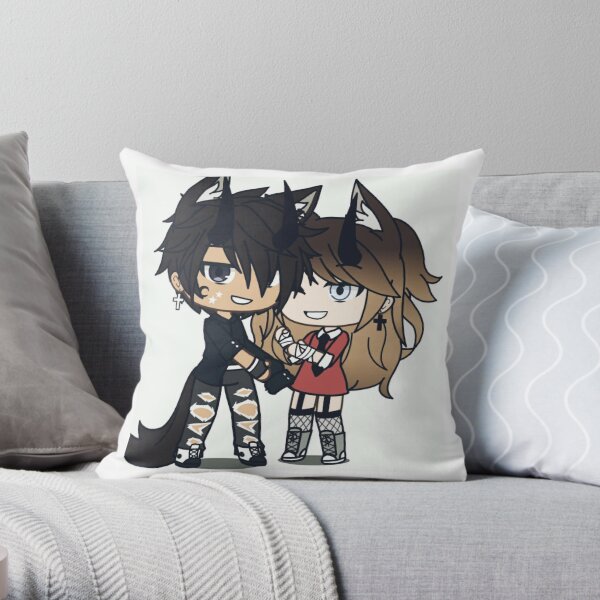 Gacha life merch Throw Pillow