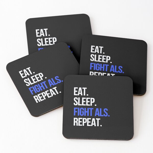 Item preview, ALS Awareness for Dad Sister Eat Sleep Fight ALS Design designed and sold by CrookedCreek.