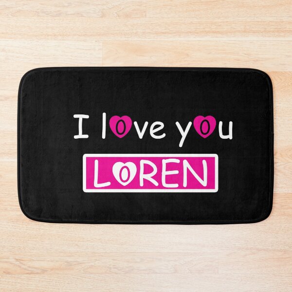 Item preview, I love you loren : all merch shirts phone case poster hoodie clothes sticker notebook designed and sold by Saidjaddi.