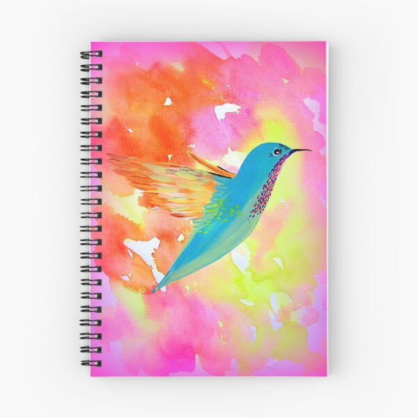 Item preview, Colibrí con brillantes patrones de acuarela designed and sold by CatherineJacobs.