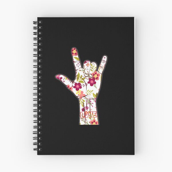 Item preview, I Love You Sign Language ASL Lovely Floral Gift designed and sold by CrookedCreek.