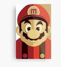 Mario Passport Snap Metal Print