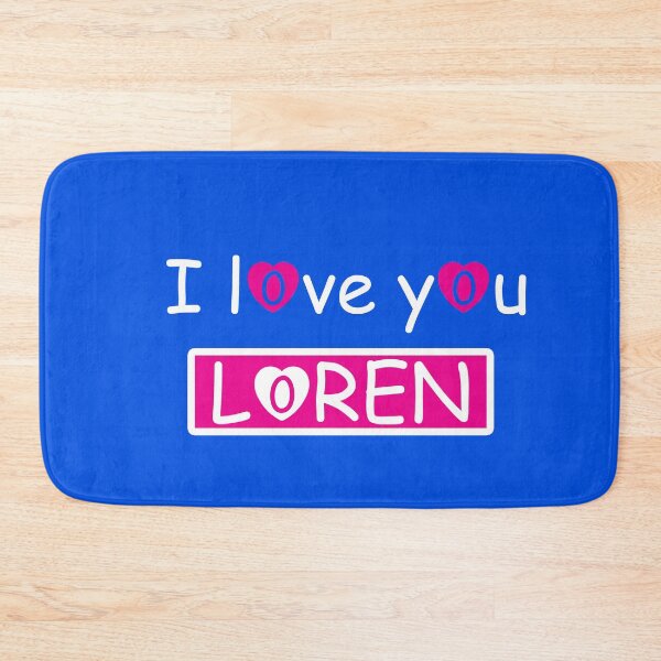 Item preview, I love you loren : all merch shirts phone case poster hoodie clothes sticker notebook designed and sold by Saidjaddi.
