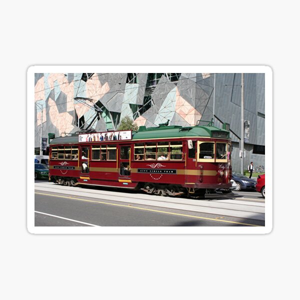 Aperçu de l'œuvre Melbourne city tram, Victoria, Australie 3 créée et vendue par FranWest.