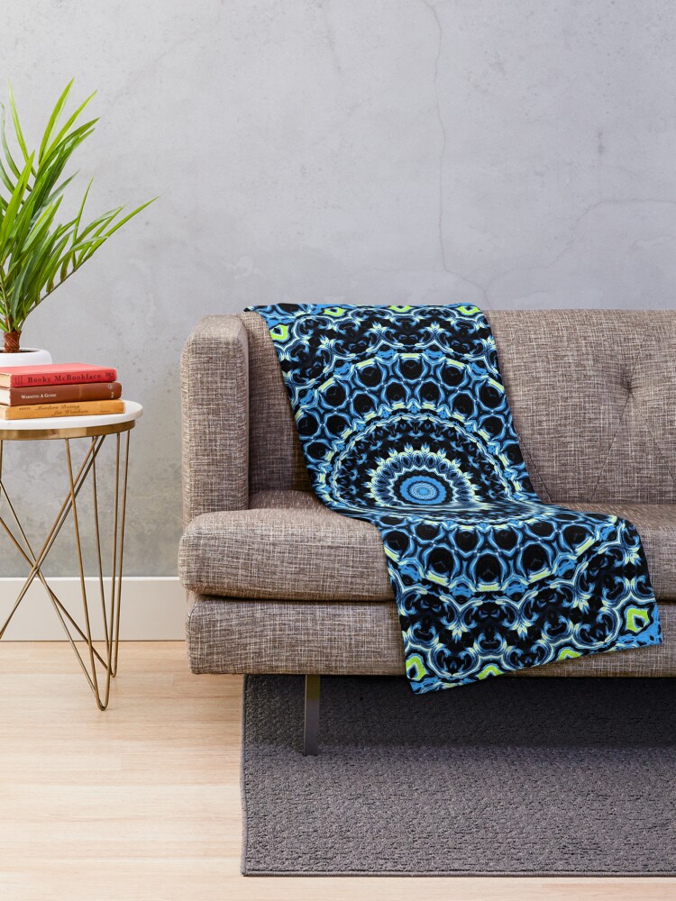 "Mandala of freedom and progress." Throw Blanket for Sale by cr6zym1nd Redbubble