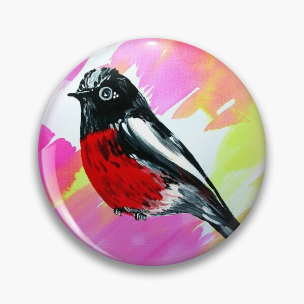 Item preview, Robin con acuarelas, una pequeña estampa feliz designed and sold by CatherineJacobs.