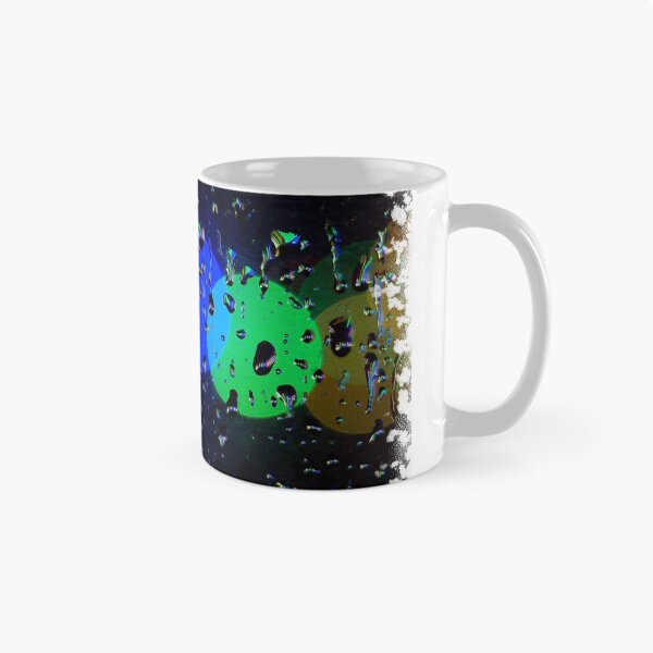 Item preview, Colourful Neon Rain on a window designed and sold by countdownstreet.