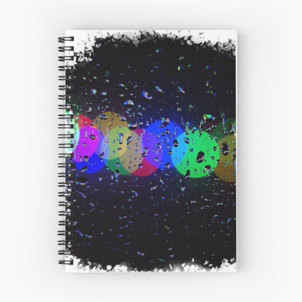Item preview, Colourful Neon Rain on a window designed and sold by countdownstreet.