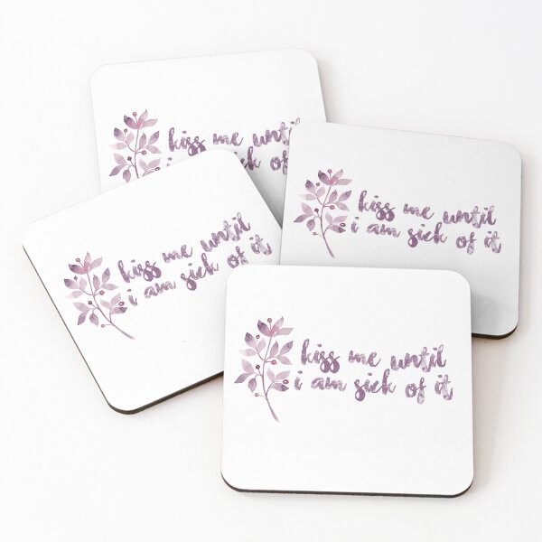 Item preview, kiss me until i am sick of it designed and sold by lovely-lyrics.