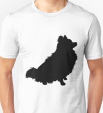 Pomeranian Silhouette Unisex T-Shirt