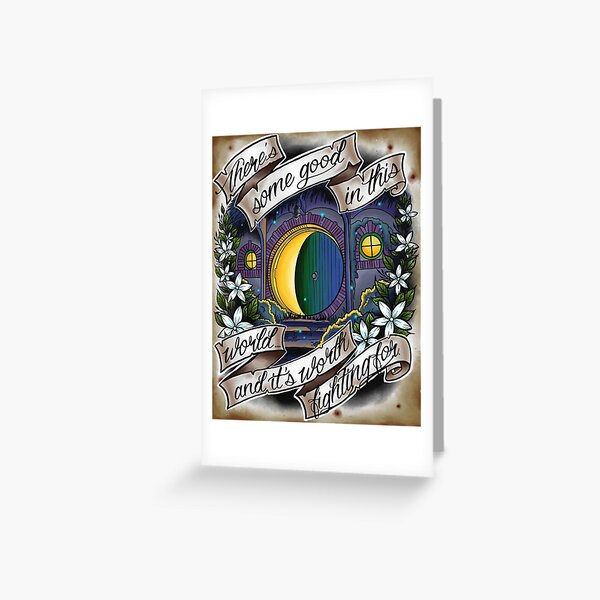In a Hole in the Ground Greeting Card