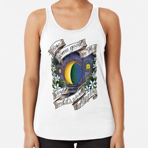 In a Hole in the Ground Racerback Tank Top