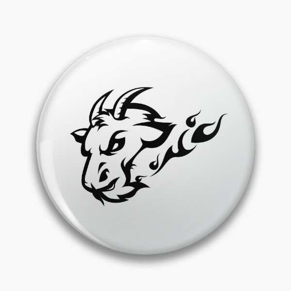 Item preview, Flaming goat Head designed and sold by pwgarts.