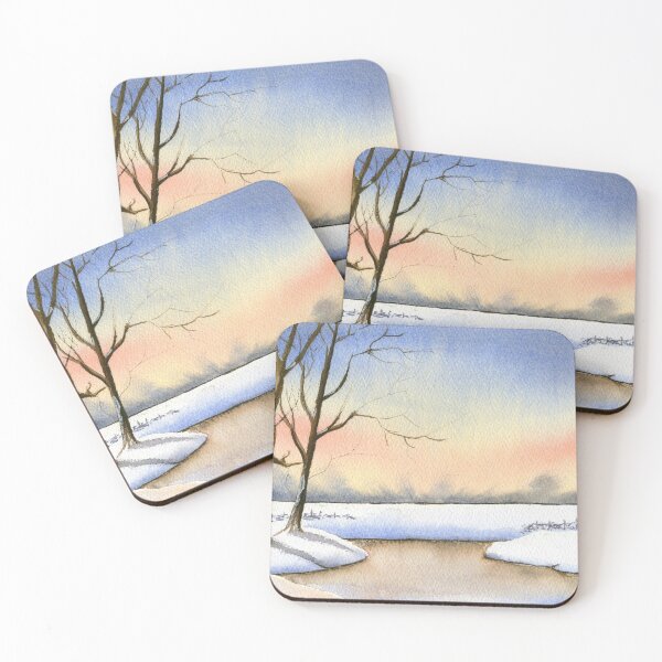 Item preview, Winter trees by the pond designed and sold by NataBold.