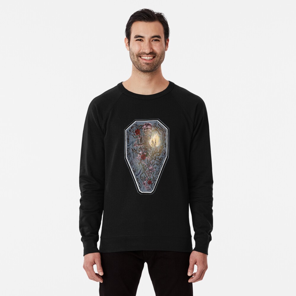 six feet ain't deep enough. Lightweight Sweatshirt