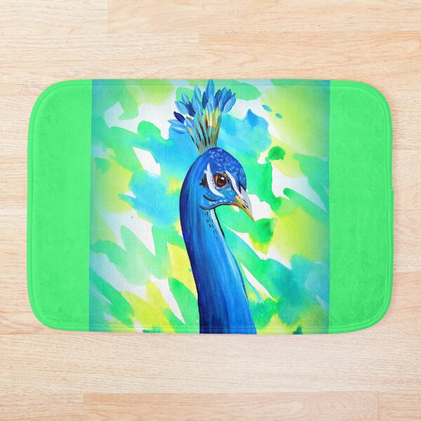 Artikelvorschau, Pfau mit Aquarellen entworfen und verkauft von CatherineJacobs.
