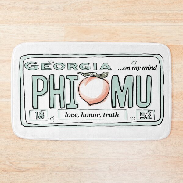 Item preview, Phi Mu Plate designed and sold by reaganlangston.
