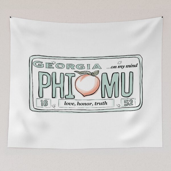 Item preview, Phi Mu Plate designed and sold by reaganlangston.