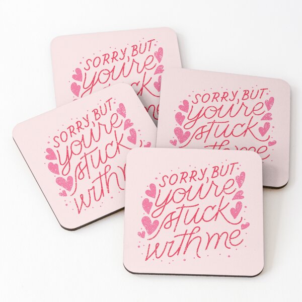 Item preview, Typography for Sorry but you're stuck with me designed and sold by javes93.