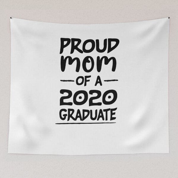 Item preview, Proud mom of a 2020 graduate- Graduate t-shirt - Women's Graduation Gifts under 25 for college or high school grad- Crew neck designed and sold by Noussairox.