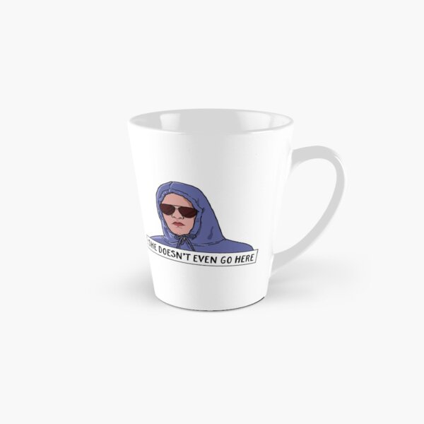 ELLE N'ALLA PAS MÊME ICI Mug long