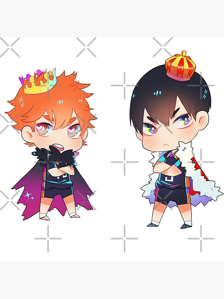 Haikyuu Hinata And Kageyama Sticker Set Poster For Sale By Hentaifanatic Redbubble 7322