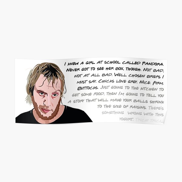 "Spike, Notting Hill, Rhys Ifans QUOTES" Poster by wheatbeltdesign