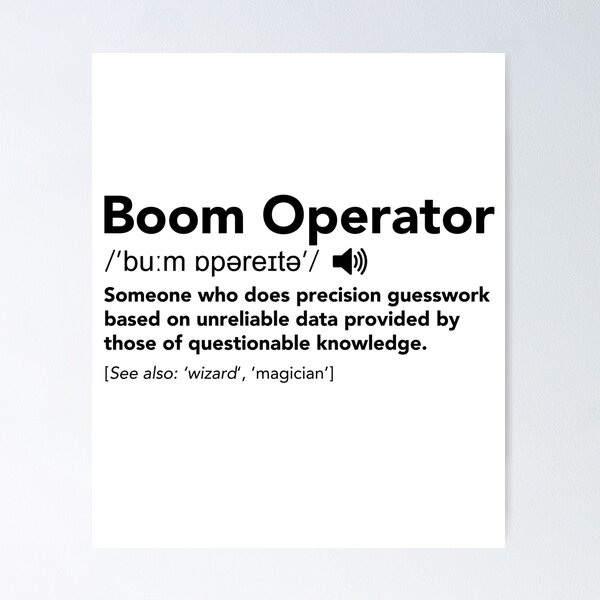 Item preview, Boom Operator Definition T Shirt designed and sold by JukeLox.