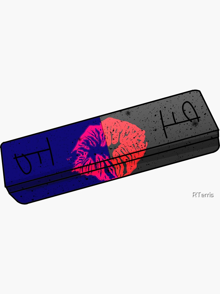 "Lipstick Covered THE FRONT BOTTOMS STICKER" Sticker by