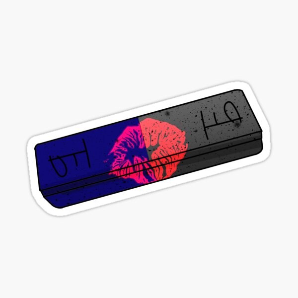 "Lipstick Covered THE FRONT BOTTOMS STICKER" Sticker by