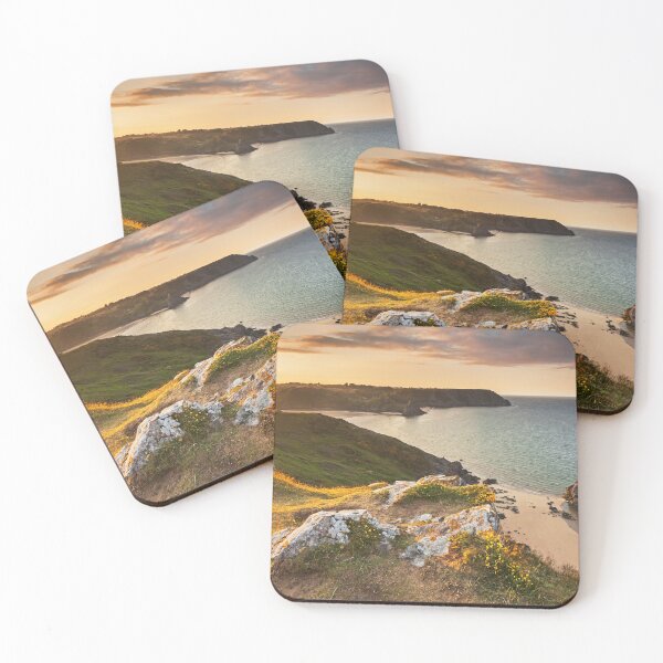 Item preview, Three Cliffs Bay from Penmaen Burrows, Gower, Wales  designed and sold by Dan Santillo.