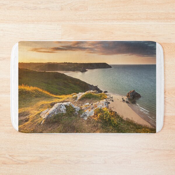 Item preview, Three Cliffs Bay from Penmaen Burrows, Gower, Wales  designed and sold by Dan Santillo.