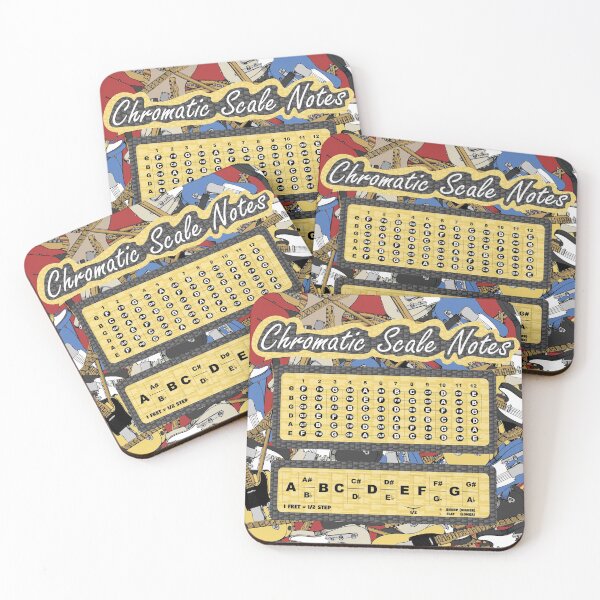 Item preview, Chromatic Scale Guitar Notes designed and sold by GR8DZINE.