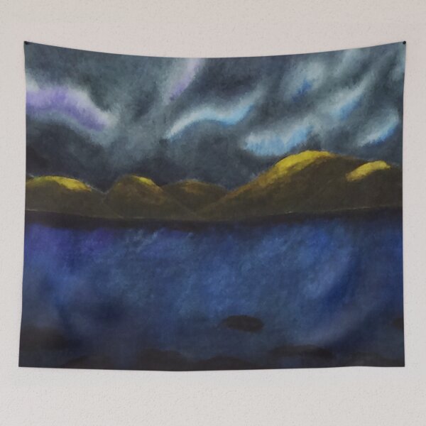 Item preview, Northern lights / watercolor designed and sold by DoreenGehrkeArt.
