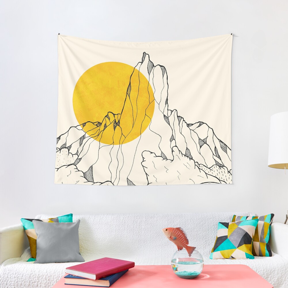 The peak and the waves Tapestry