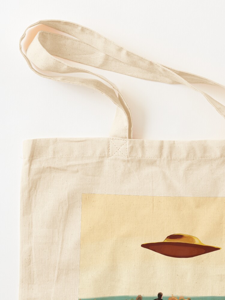 Alternate view of The X Files I want to believe FBI poster Tote Bag