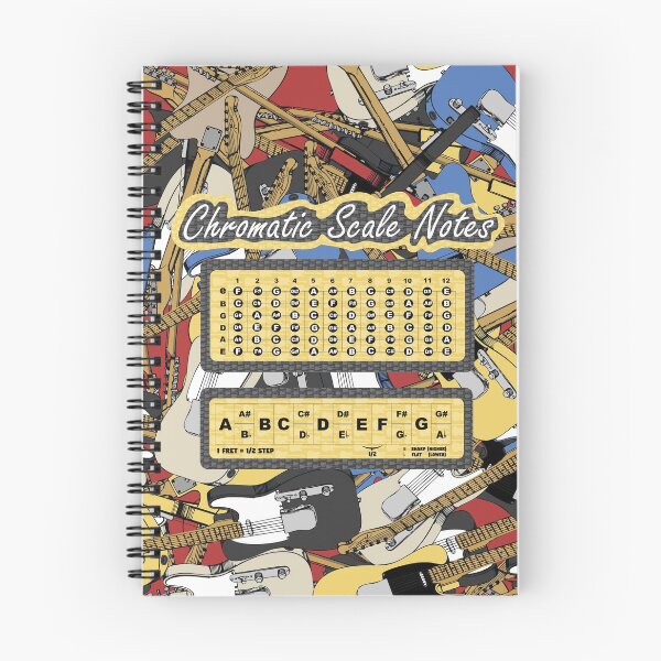 Item preview, Chromatic Scale Guitar Notes designed and sold by GR8DZINE.