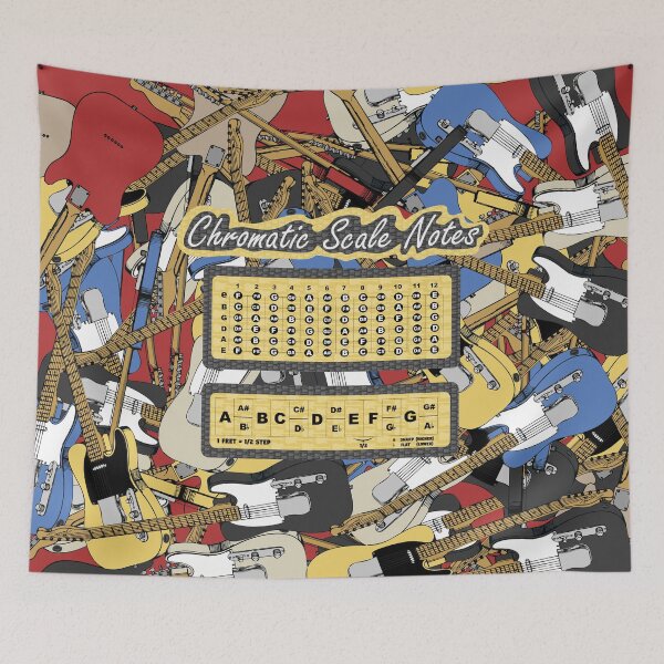Item preview, Chromatic Scale Guitar Notes designed and sold by GR8DZINE.