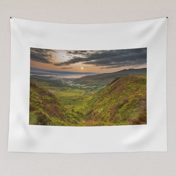 Item preview, Glyn Tarell from Craig Cerrig-gleisiad with Pen y Fan and Corn Du, Brecon Beacons National Park, Wales  designed and sold by Dan Santillo.