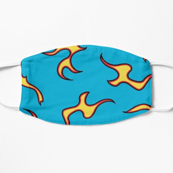 Golf Wang Blue Flames Flognaw Motors Design Flat Mask
