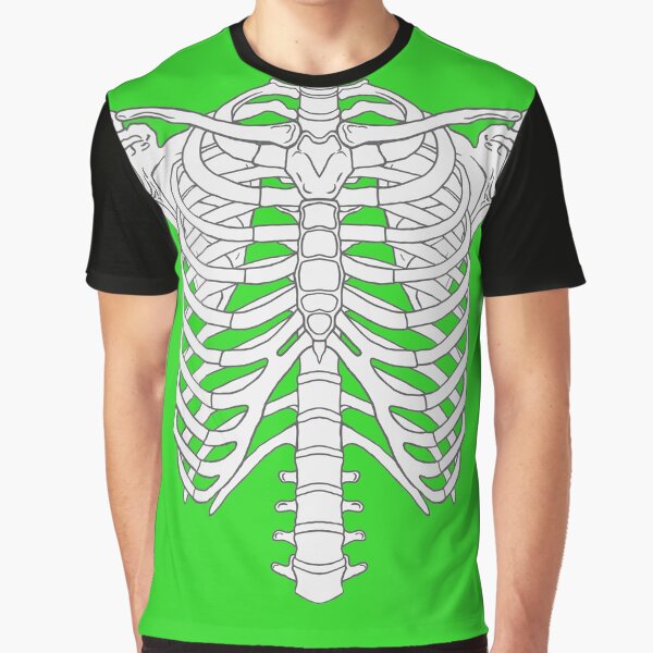 Rib Cage Greenscreen, funny Design for Homeoffice Videoconference Graphic T-Shirt